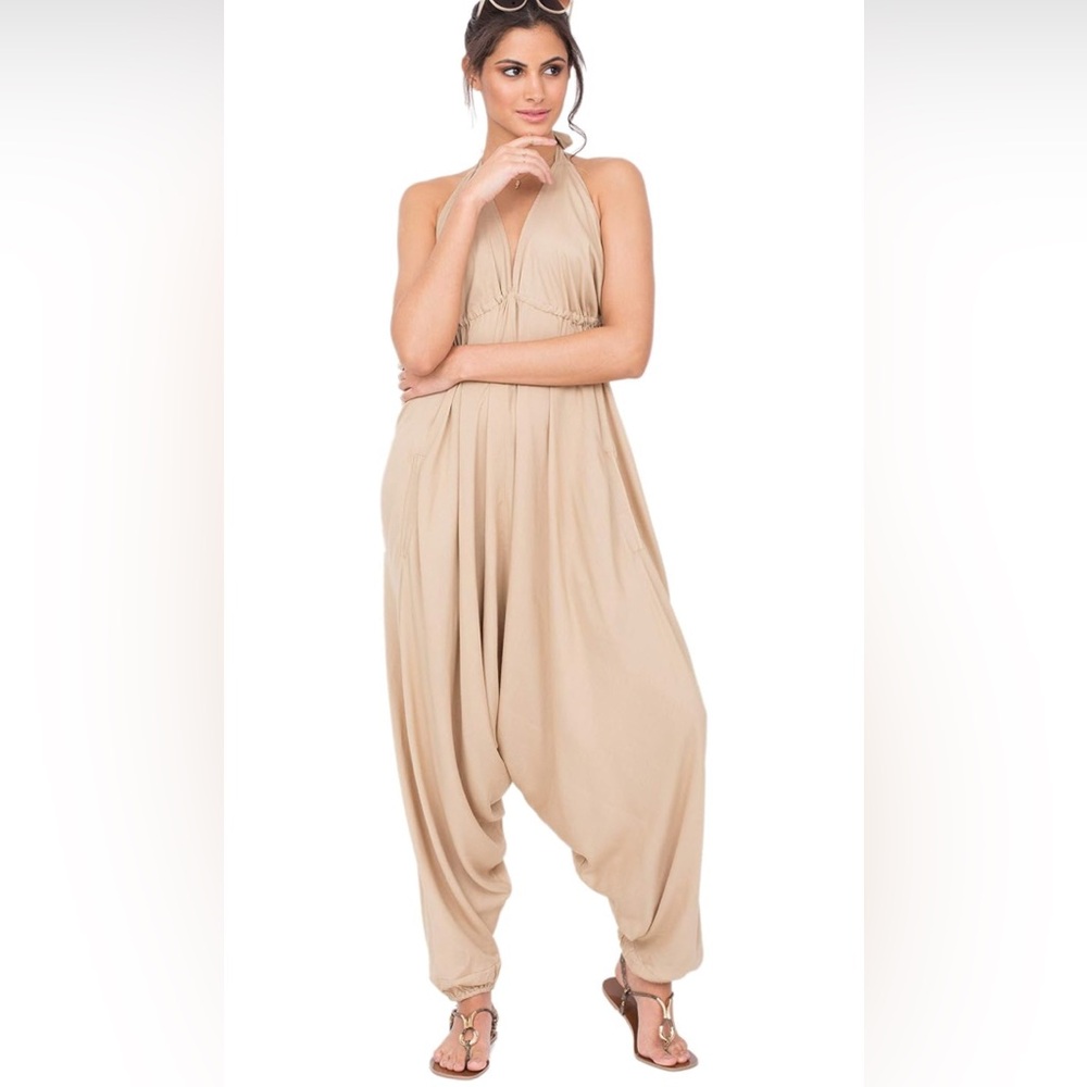 Flowy Jumpsuit Overalls with pockets